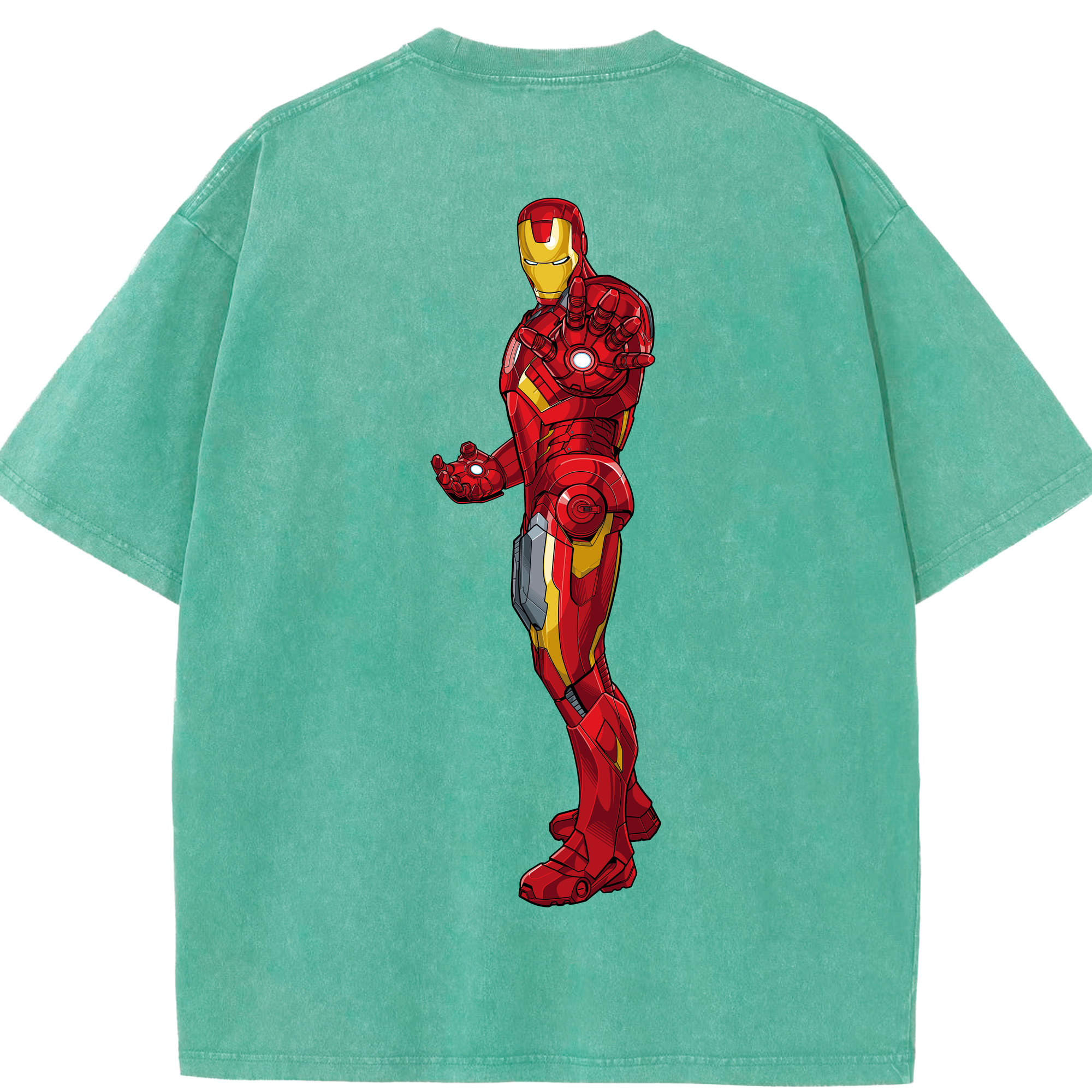 （画像用） アベンジャーズ The Avengers 綿100% ヴィンテージ風 半袖Tシャツ（背面プリント）